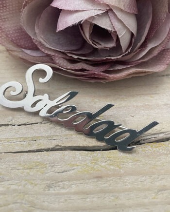 Broche Nombre Soledad